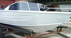 Aluminum profile for shipbuilding